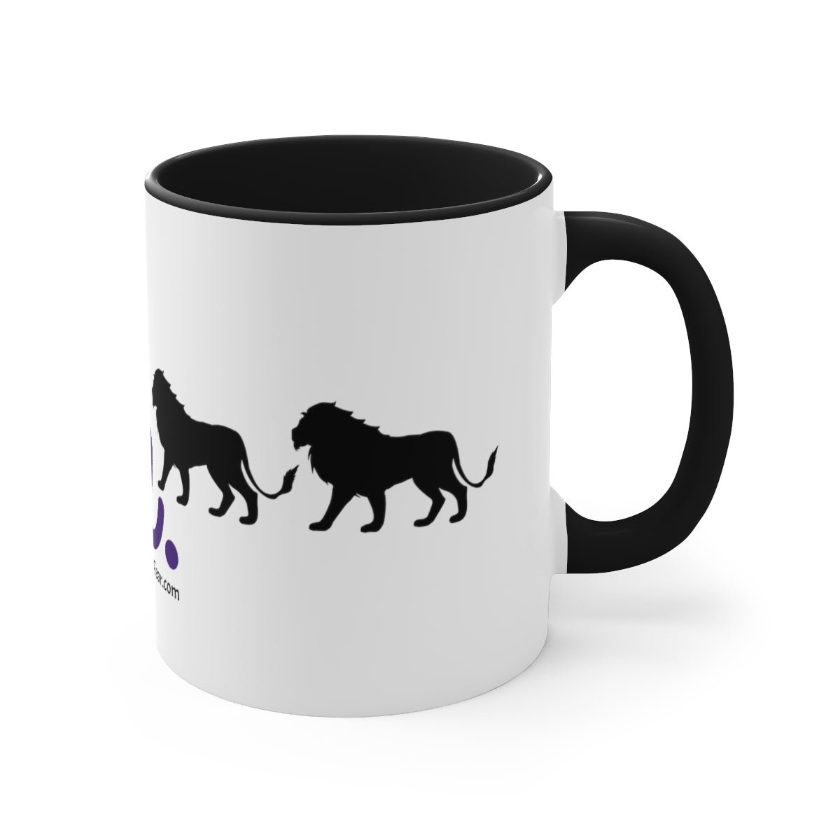 Pride of Lion 2 Male Coffee Mug, 11oz