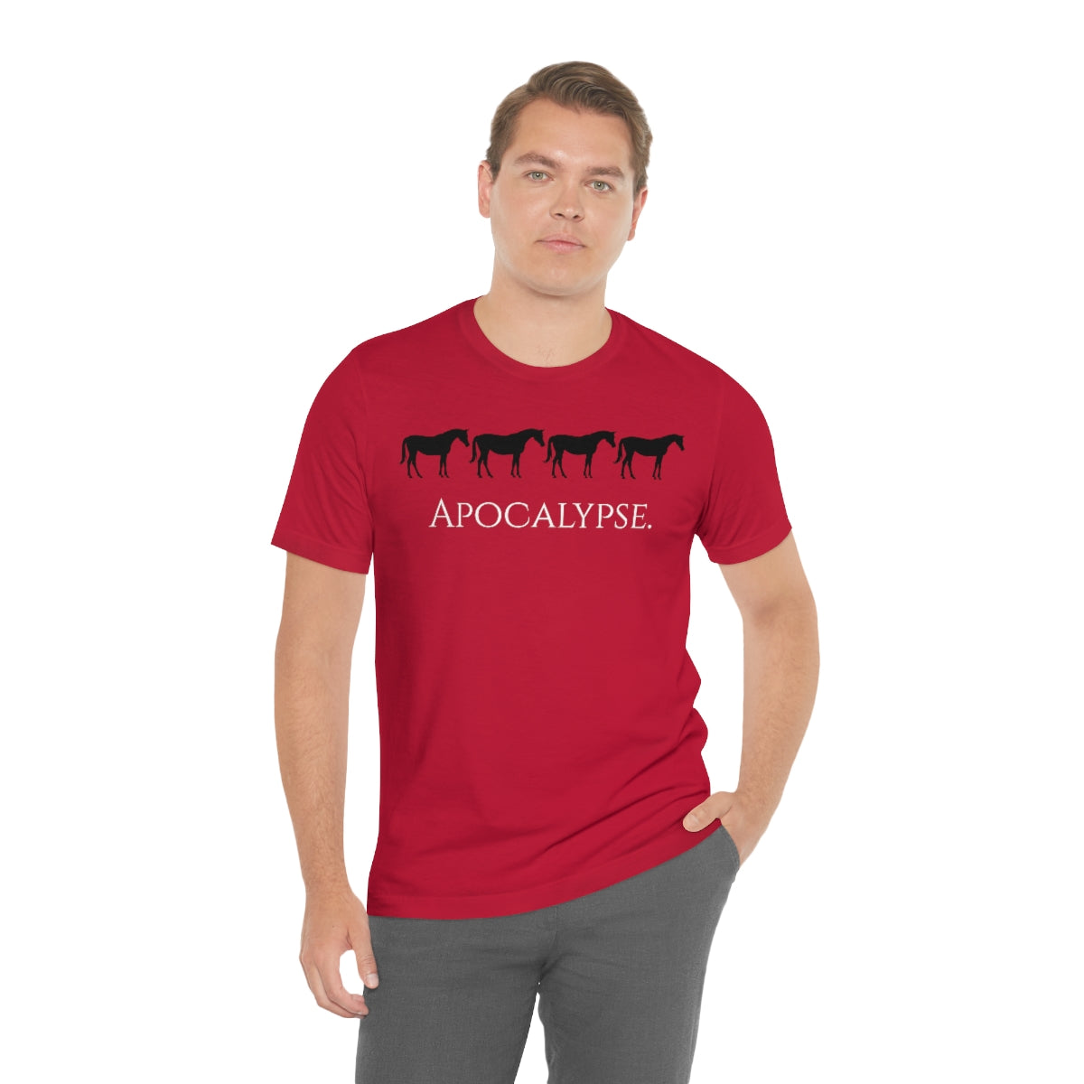 Five Horses (Horsemen) of the Apocalypse Funny T-shirt