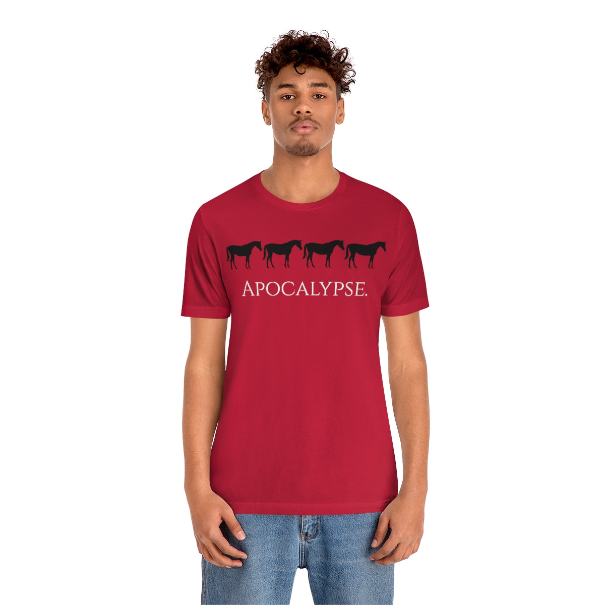 Five Horses (Horsemen) of the Apocalypse Funny T-shirt