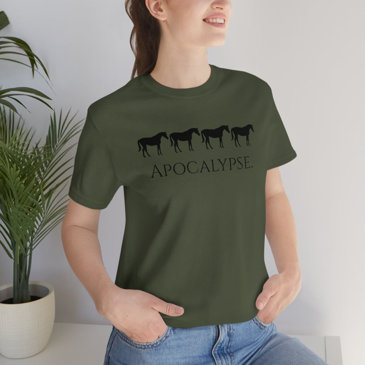 Five Horses (Horsemen) of the Apocalypse Funny T-shirt