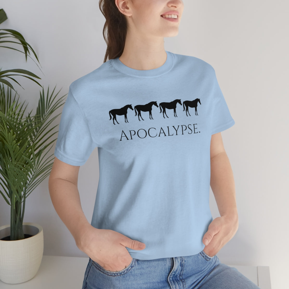 Five Horses (Horsemen) of the Apocalypse Funny T-shirt